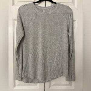 Aerie Offline Women's Heather Grey  Long Sleeve Top Medium.